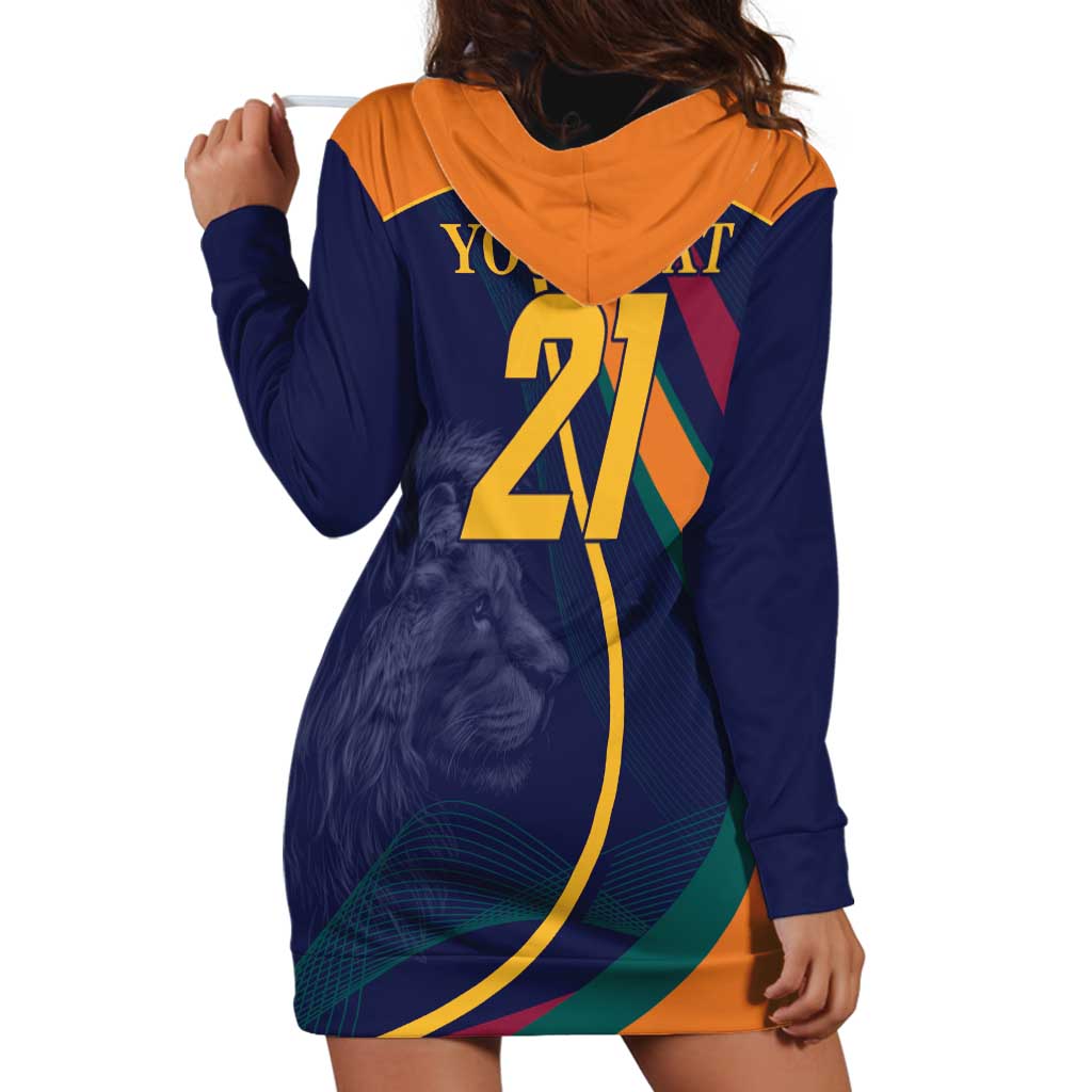 Custom Sri Lanka Cricket Hoodie Dress Shri Lanka Jathika Crikat Kandayama