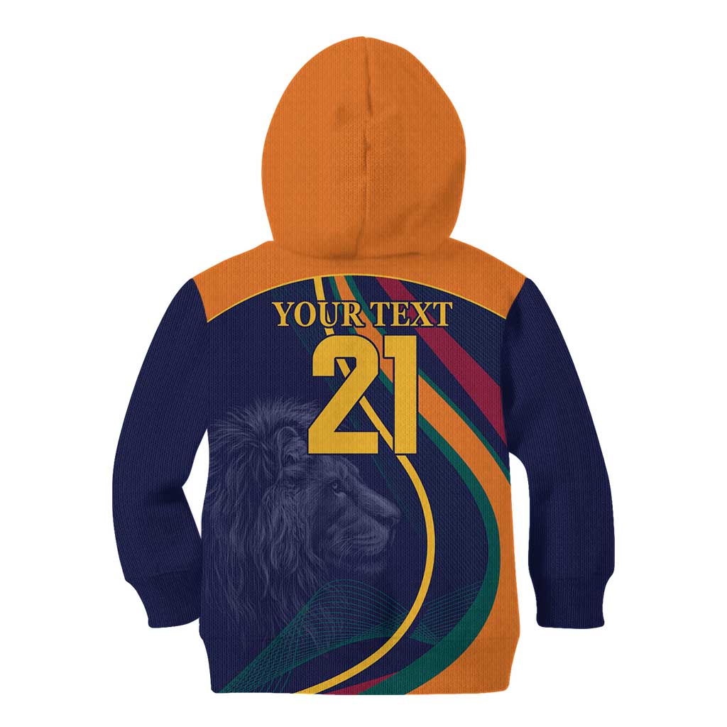 Custom Sri Lanka Cricket Kid Hoodie Shri Lanka Jathika Crikat Kandayama