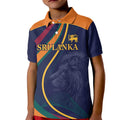 Custom Sri Lanka Cricket Kid Polo Shirt Shri Lanka Jathika Crikat Kandayama