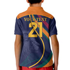 Custom Sri Lanka Cricket Kid Polo Shirt Shri Lanka Jathika Crikat Kandayama