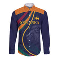 Custom Sri Lanka Cricket Long Sleeve Button Shirt Shri Lanka Jathika Crikat Kandayama