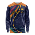 Custom Sri Lanka Cricket Long Sleeve Shirt Shri Lanka Jathika Crikat Kandayama