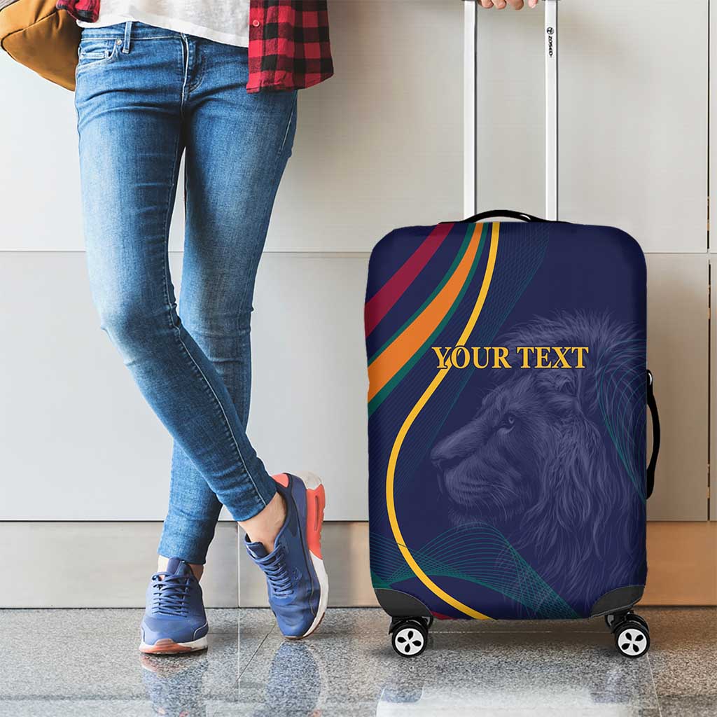 Custom Sri Lanka Cricket Luggage Cover Shri Lanka Jathika Crikat Kandayama