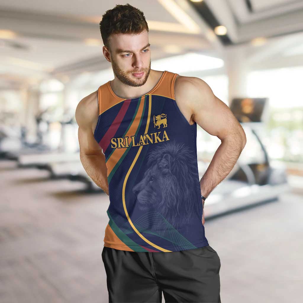 Custom Sri Lanka Cricket Men Tank Top Shri Lanka Jathika Crikat Kandayama