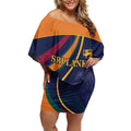 Custom Sri Lanka Cricket Off Shoulder Short Dress Shri Lanka Jathika Crikat Kandayama