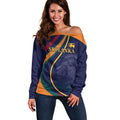 Custom Sri Lanka Cricket Off Shoulder Sweater Shri Lanka Jathika Crikat Kandayama