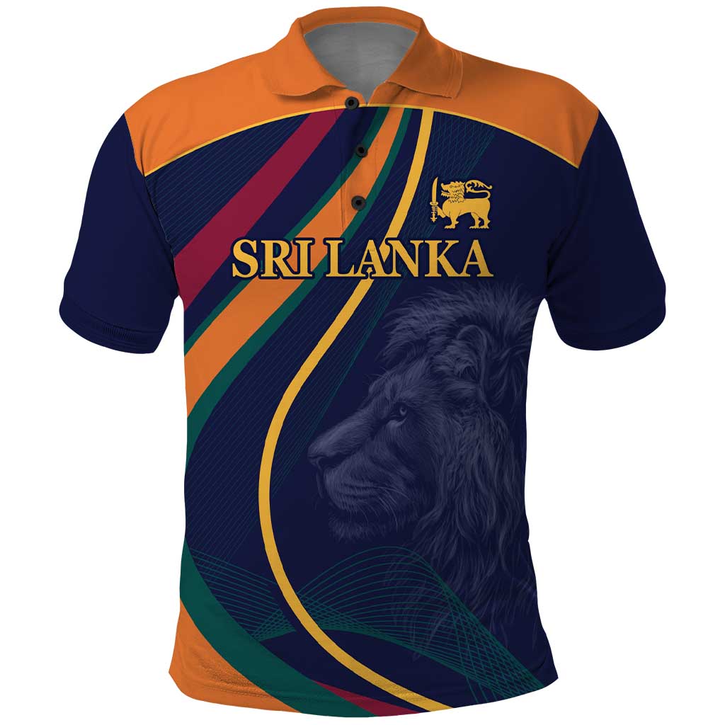 Custom Sri Lanka Cricket Polo Shirt Shri Lanka Jathika Crikat Kandayama