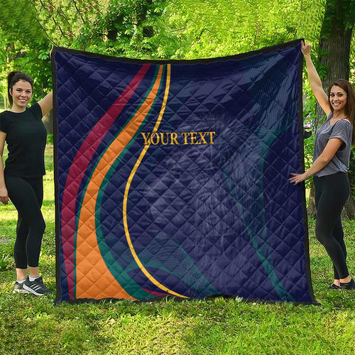 Custom Sri Lanka Cricket Quilt Shri Lanka Jathika Crikat Kandayama