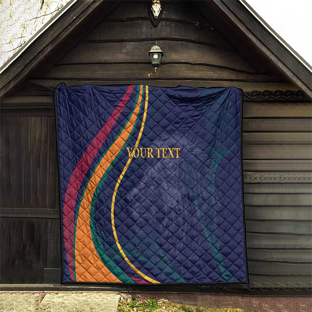Custom Sri Lanka Cricket Quilt Shri Lanka Jathika Crikat Kandayama