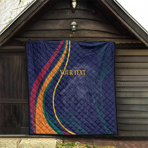 Custom Sri Lanka Cricket Quilt Shri Lanka Jathika Crikat Kandayama