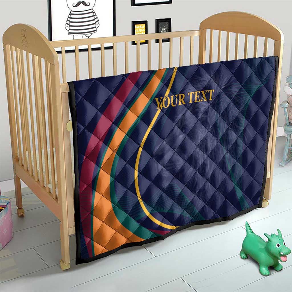Custom Sri Lanka Cricket Quilt Shri Lanka Jathika Crikat Kandayama