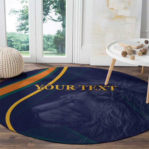 Custom Sri Lanka Cricket Round Carpet Shri Lanka Jathika Crikat Kandayama