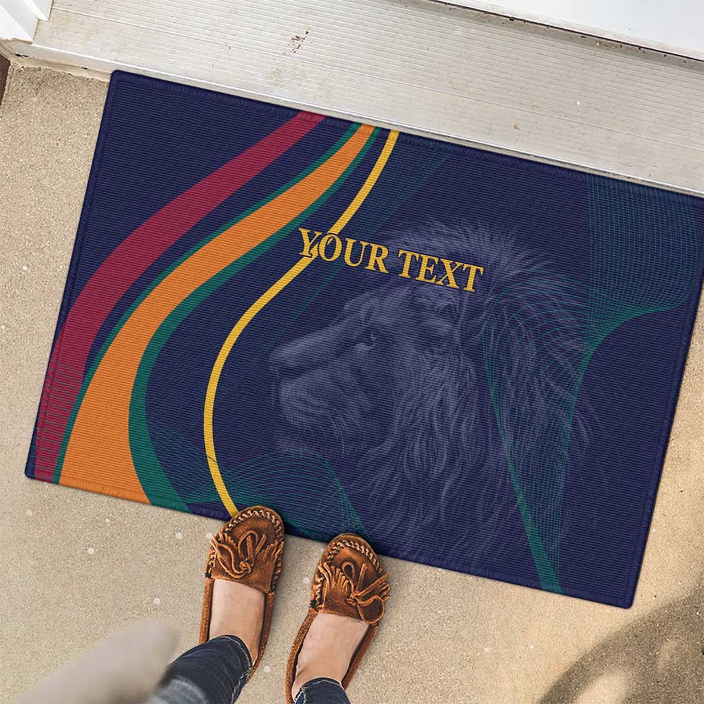 Custom Sri Lanka Cricket Rubber Doormat Shri Lanka Jathika Crikat Kandayama