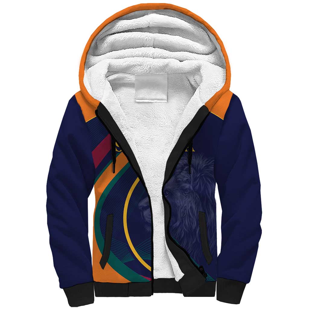 Custom Sri Lanka Cricket Sherpa Hoodie Shri Lanka Jathika Crikat Kandayama