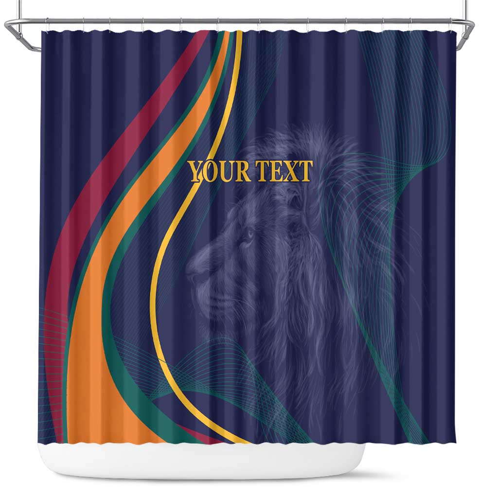 Custom Sri Lanka Cricket Shower Curtain Shri Lanka Jathika Crikat Kandayama