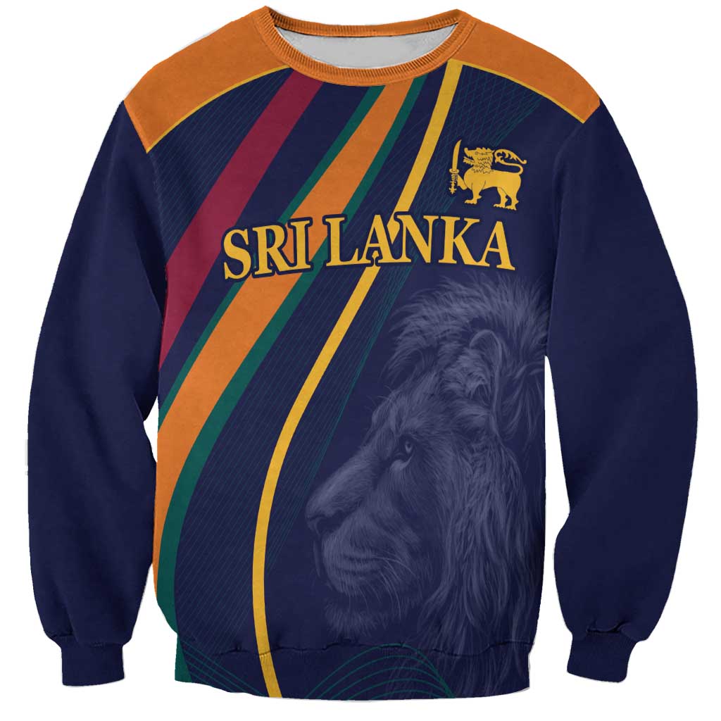 Custom Sri Lanka Cricket Sweatshirt Shri Lanka Jathika Crikat Kandayama