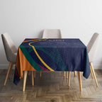 Custom Sri Lanka Cricket Tablecloth Shri Lanka Jathika Crikat Kandayama