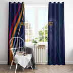 Custom Sri Lanka Cricket Window Curtain Shri Lanka Jathika Crikat Kandayama