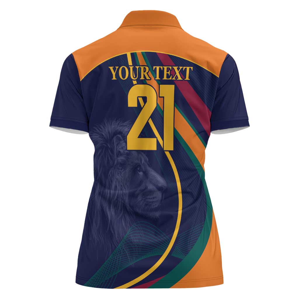 Custom Sri Lanka Cricket Women Polo Shirt Shri Lanka Jathika Crikat Kandayama