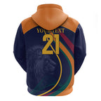Custom Sri Lanka Cricket Zip Hoodie Shri Lanka Jathika Crikat Kandayama
