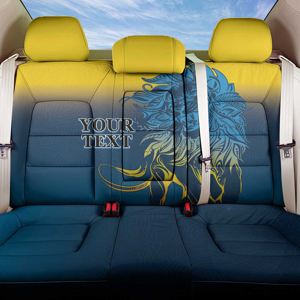 Custom Sri Lanka Cricket Back Car Seat Cover With Simple Lions Version