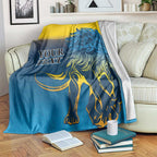 Custom Sri Lanka Cricket Blanket With Simple Lions Version