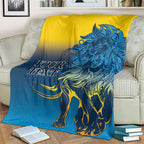 Custom Sri Lanka Cricket Blanket With Simple Lions Version