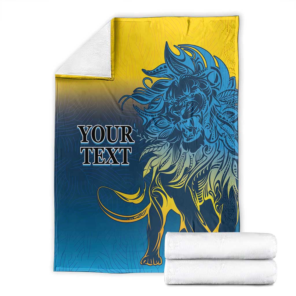 Custom Sri Lanka Cricket Blanket With Simple Lions Version