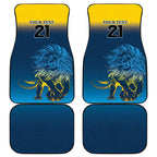 Custom Sri Lanka Cricket Car Mats With Simple Lions Version