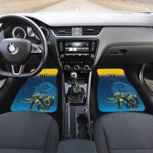 Custom Sri Lanka Cricket Car Mats With Simple Lions Version