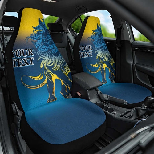 Custom Sri Lanka Cricket Car Seat Cover With Simple Lions Version