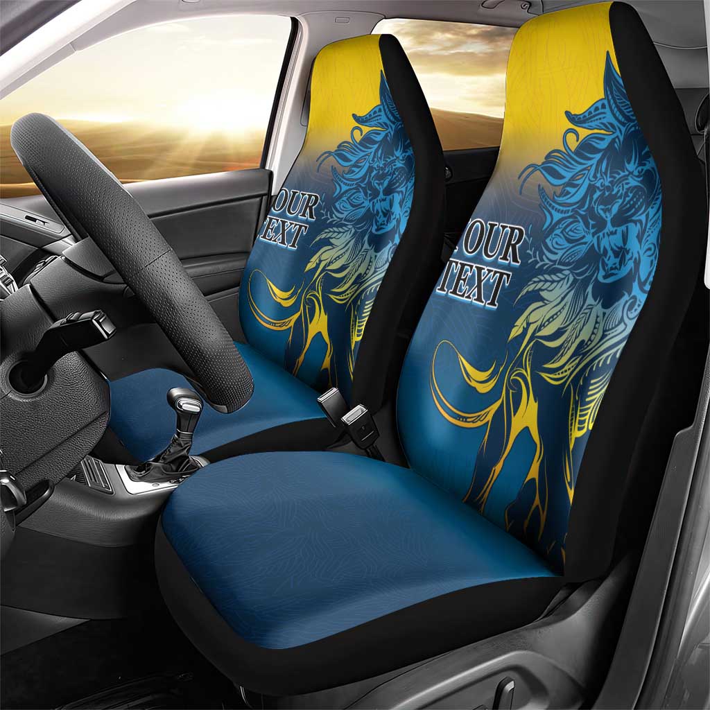 Custom Sri Lanka Cricket Car Seat Cover With Simple Lions Version