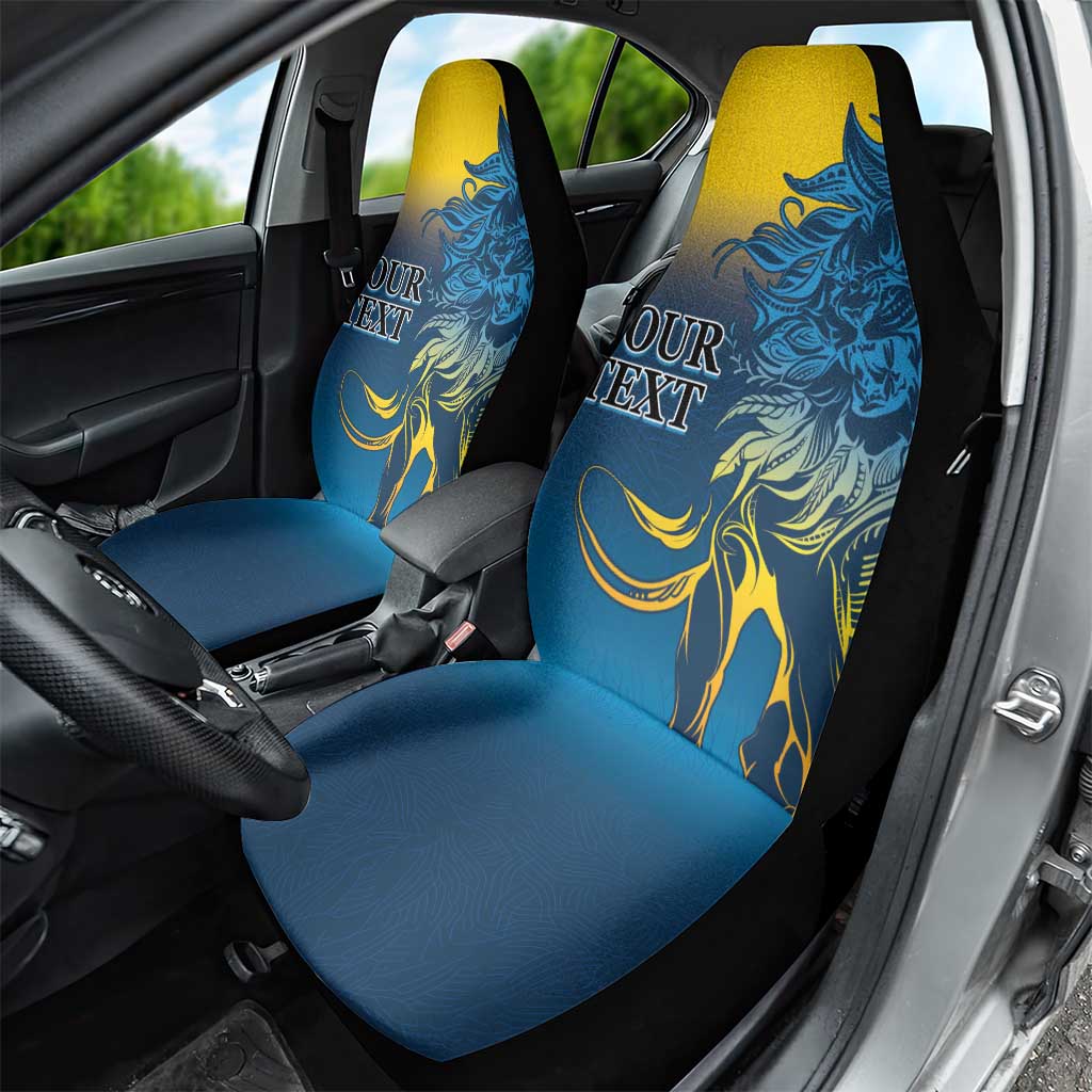 Custom Sri Lanka Cricket Car Seat Cover With Simple Lions Version