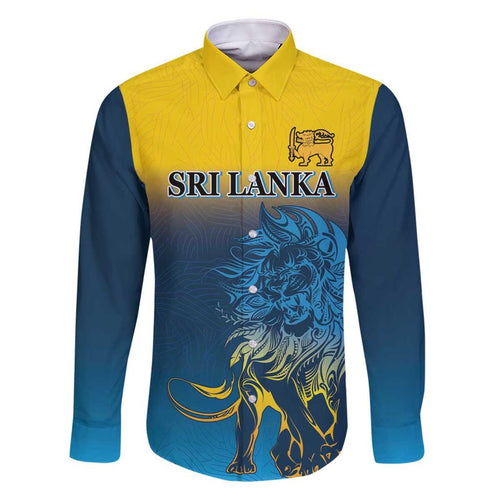 Custom Sri Lanka Cricket Family Matching Off Shoulder Short Dress and Hawaiian Shirt With Simple Lions Version