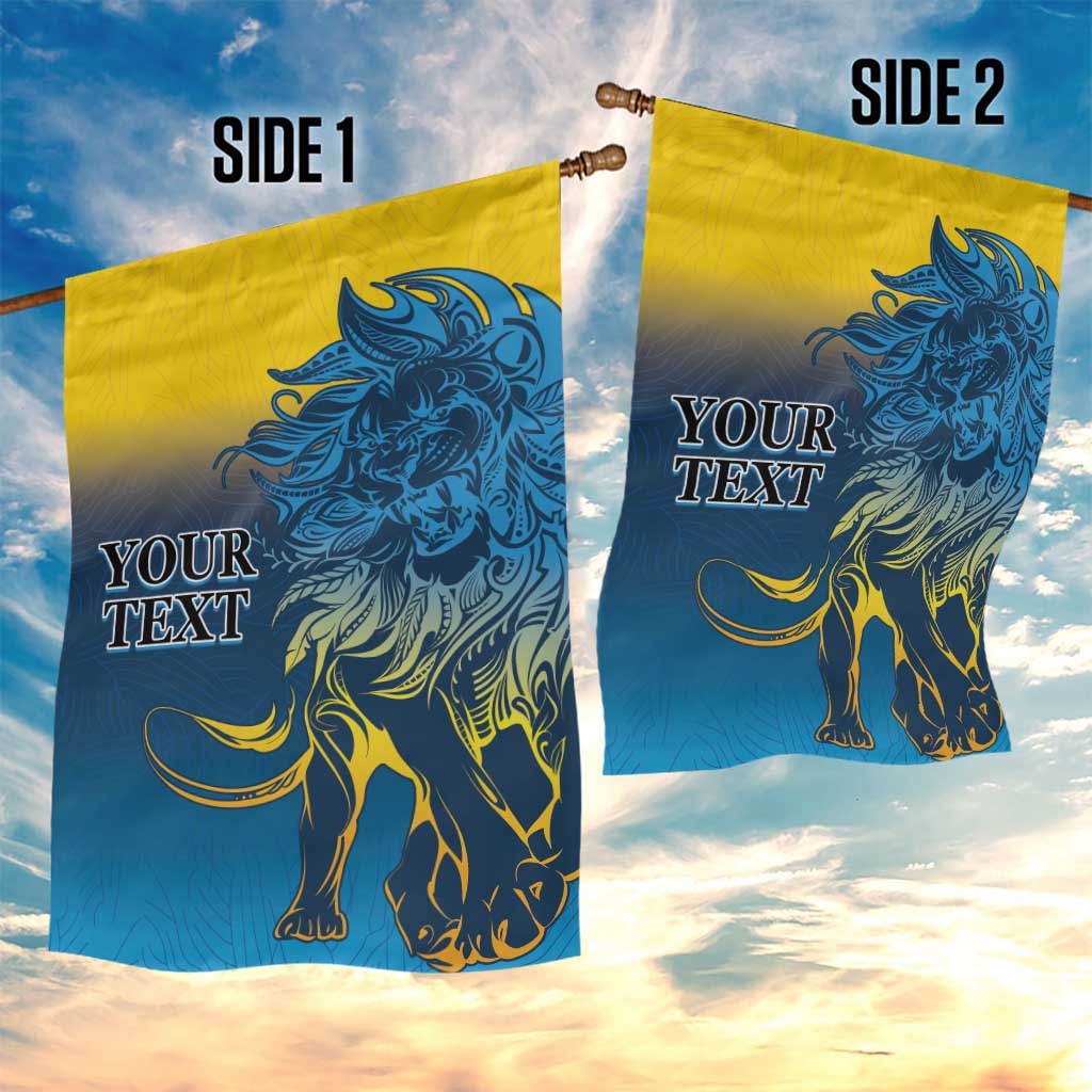Custom Sri Lanka Cricket Garden Flag With Simple Lions Version