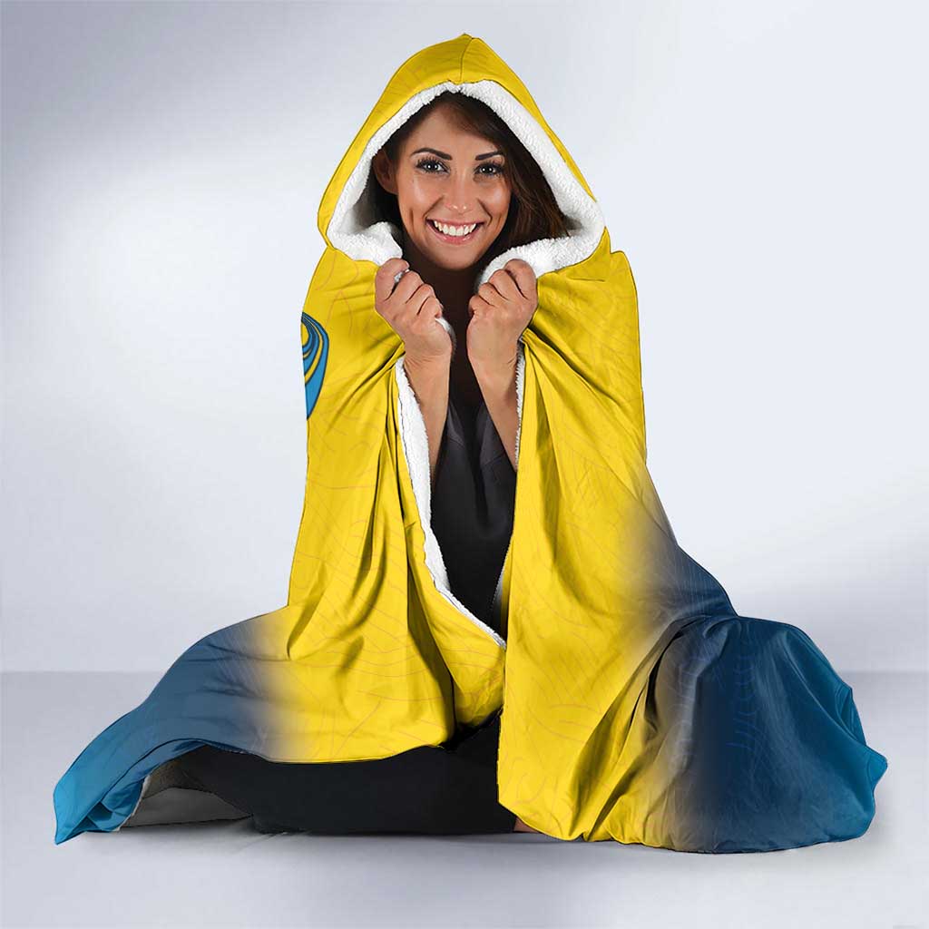 Custom Sri Lanka Cricket Hooded Blanket With Simple Lions Version