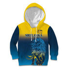 Custom Sri Lanka Cricket Kid Hoodie With Simple Lions Version