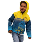 Custom Sri Lanka Cricket Kid Hoodie With Simple Lions Version