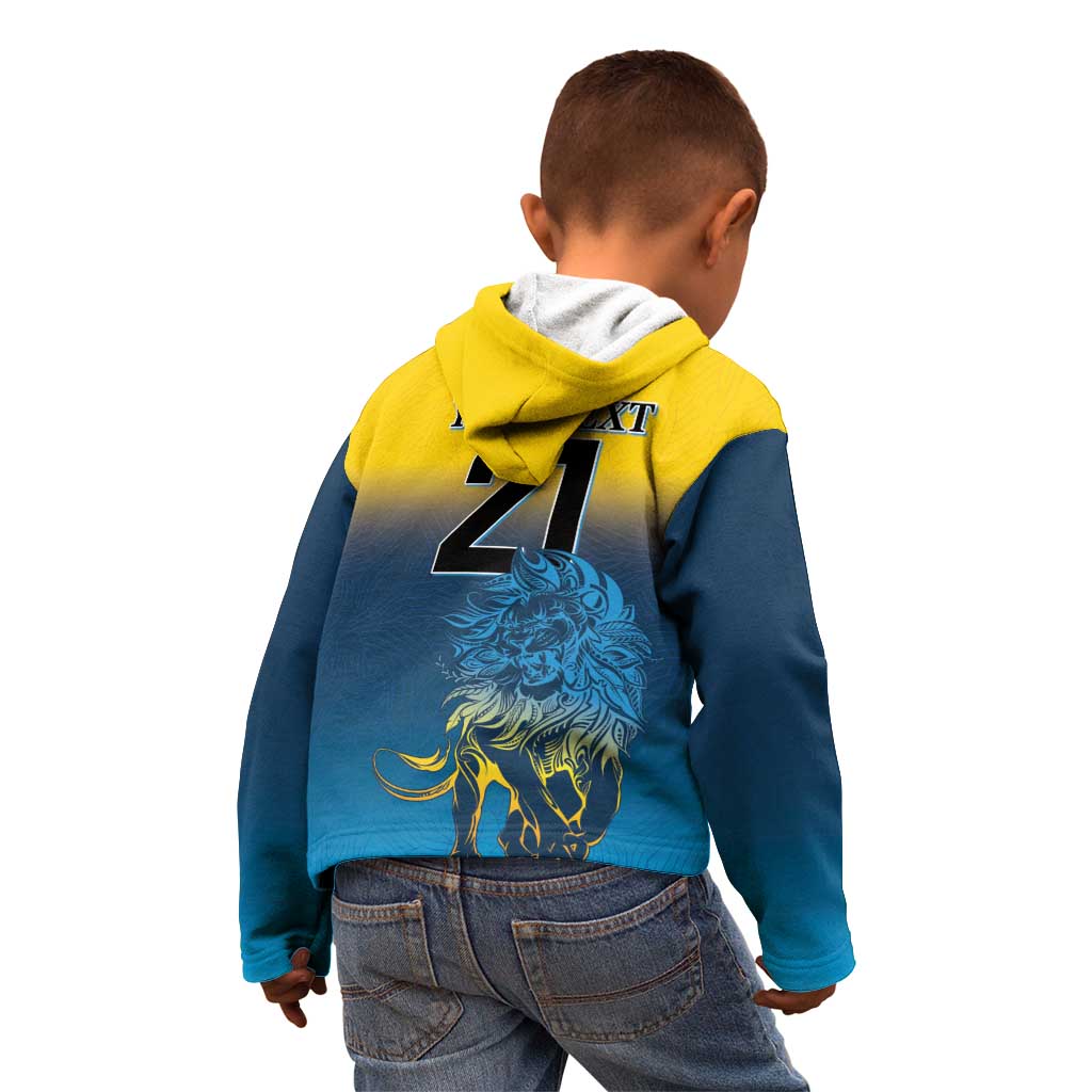 Custom Sri Lanka Cricket Kid Hoodie With Simple Lions Version