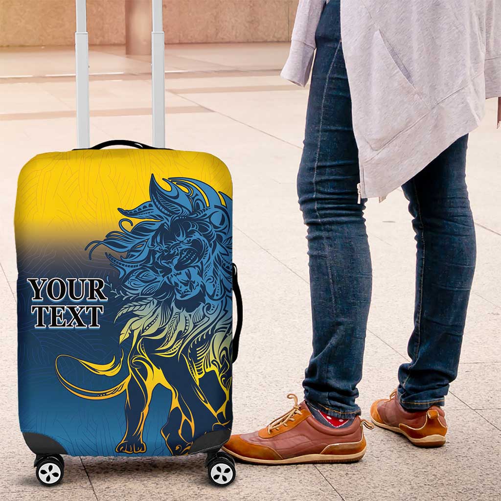 Custom Sri Lanka Cricket Luggage Cover With Simple Lions Version
