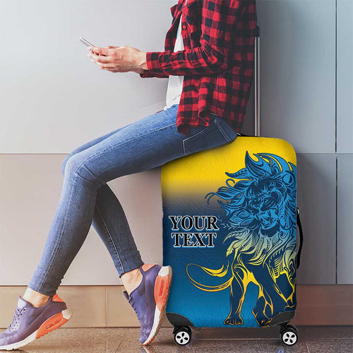 Custom Sri Lanka Cricket Luggage Cover With Simple Lions Version