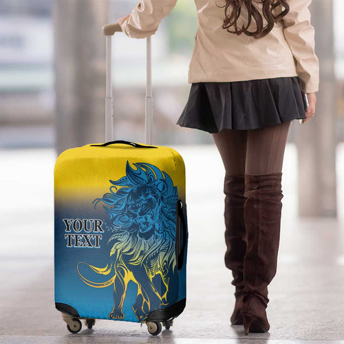 Custom Sri Lanka Cricket Luggage Cover With Simple Lions Version