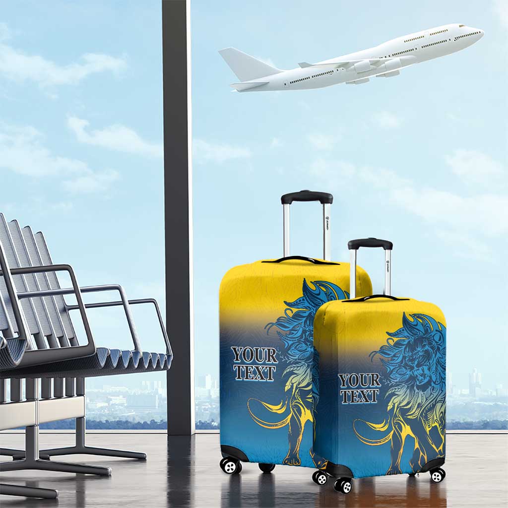 Custom Sri Lanka Cricket Luggage Cover With Simple Lions Version