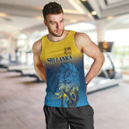 Custom Sri Lanka Cricket Men Tank Top With Simple Lions Version