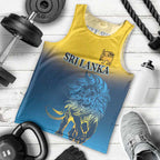 Custom Sri Lanka Cricket Men Tank Top With Simple Lions Version