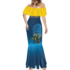 Custom Sri Lanka Cricket Mermaid Dress With Simple Lions Version