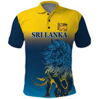 Custom Sri Lanka Cricket Polo Shirt With Simple Lions Version