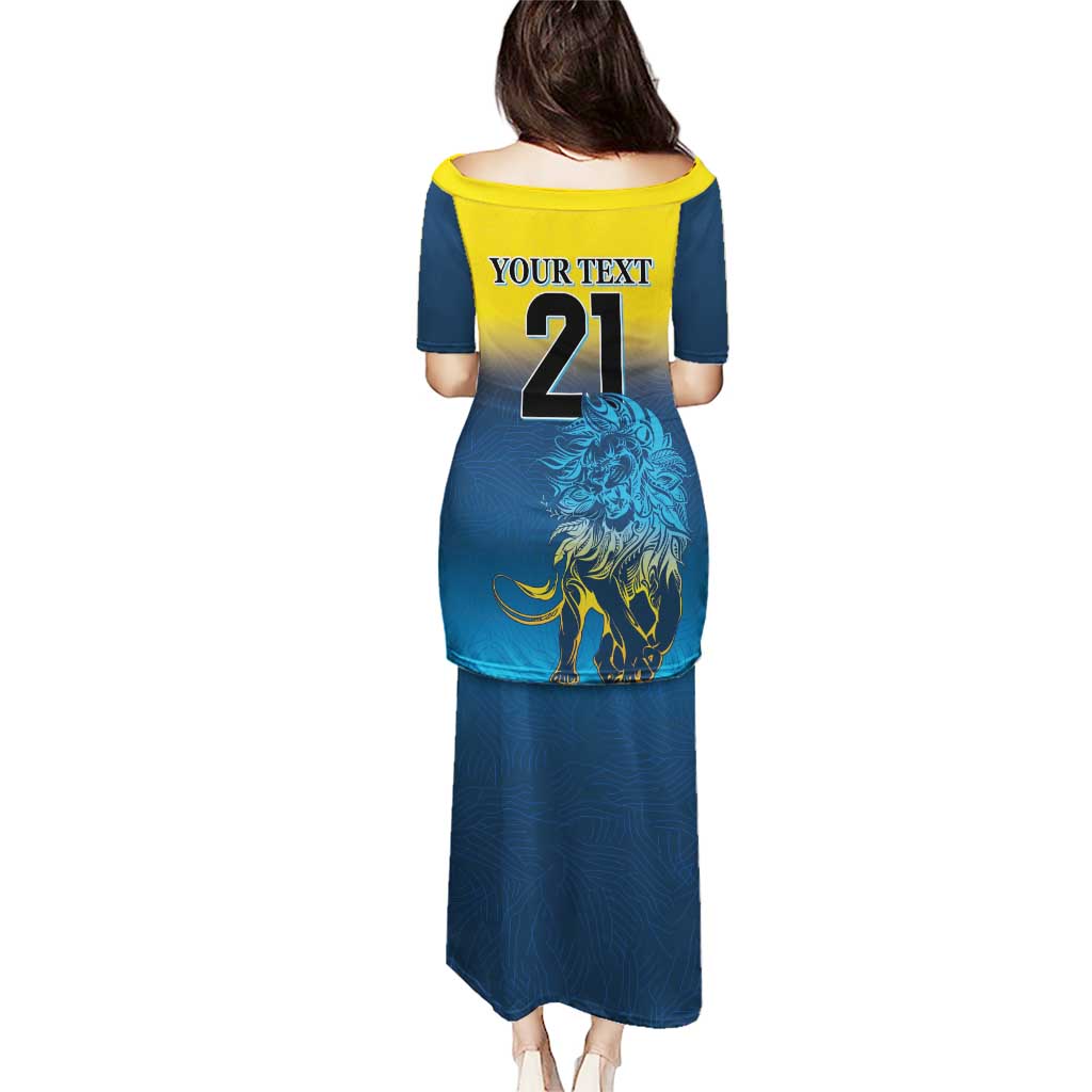 Custom Sri Lanka Cricket Puletasi With Simple Lions Version
