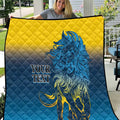 Custom Sri Lanka Cricket Quilt With Simple Lions Version