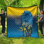 Custom Sri Lanka Cricket Quilt With Simple Lions Version